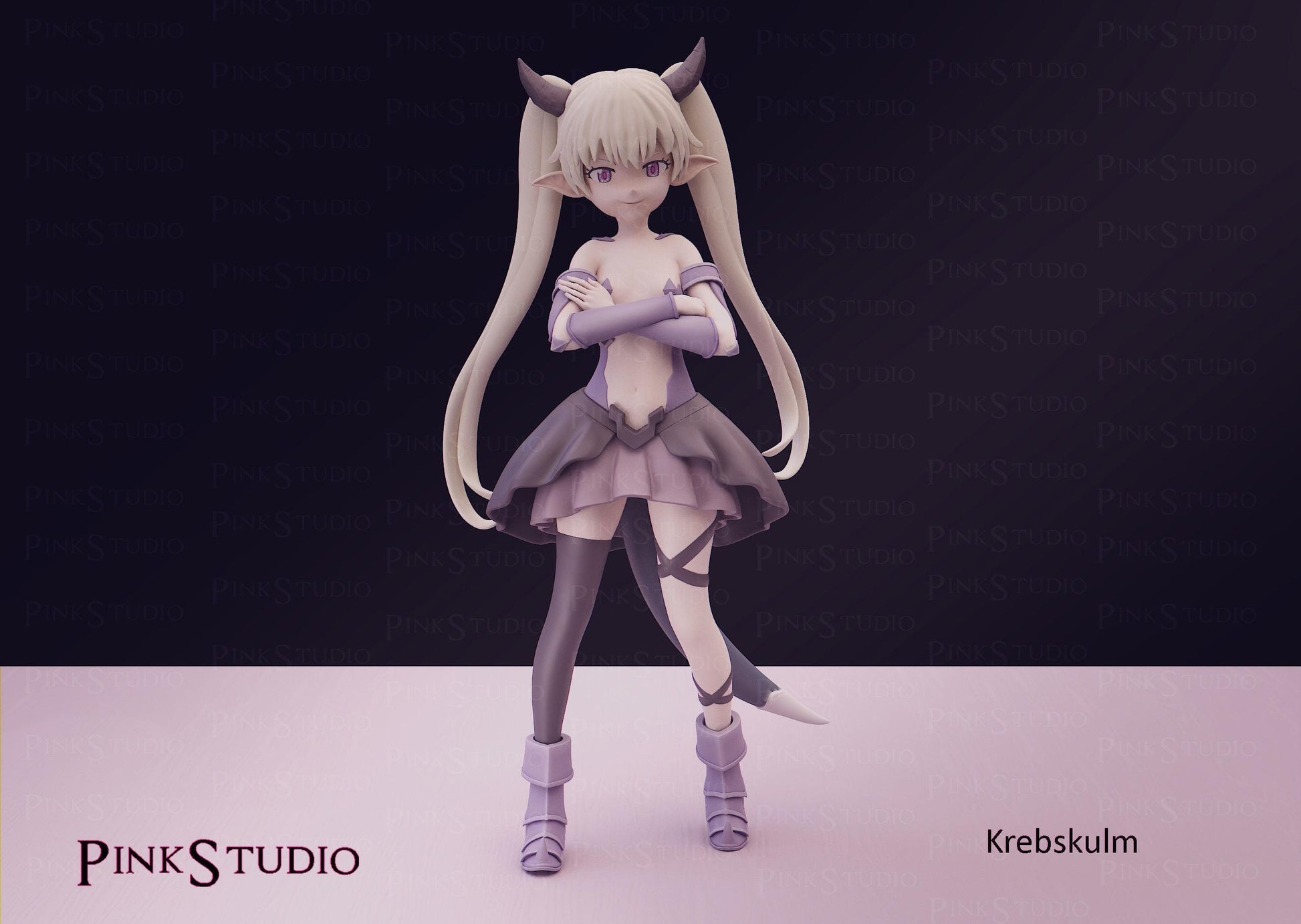 How Not to Summon a Demon Lord Inspired Fanart Krebsculm Resin Model Kit 16.5cm