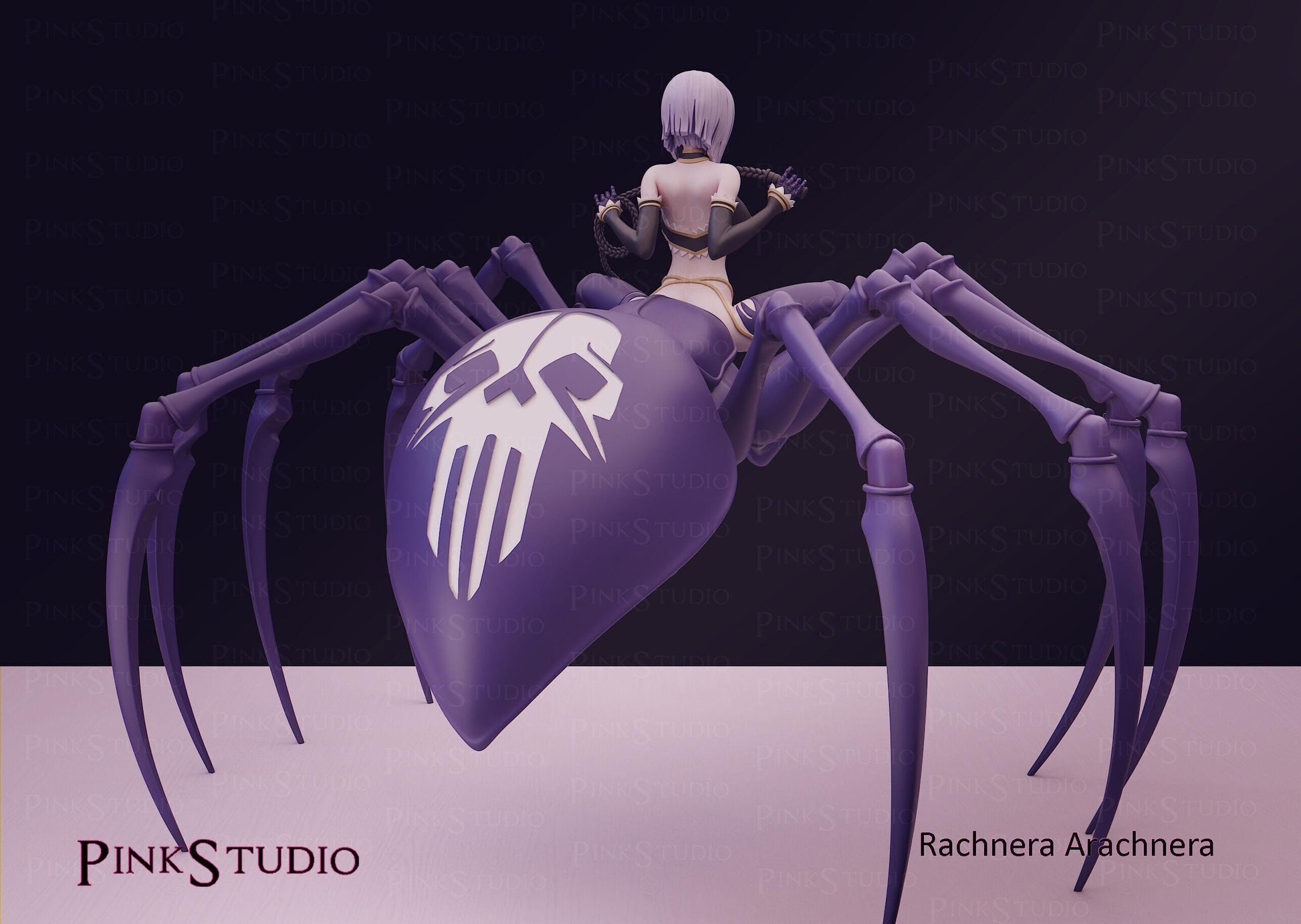 Monster Musume Inspired Fanart Spider Woman Resin Model Kit 22cm
