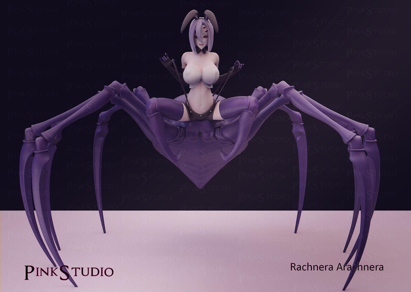 Monster Musume Inspired Fanart Spider Woman Resin Model Kit 22cm