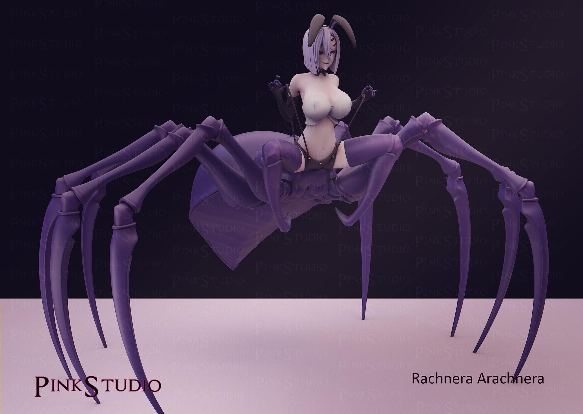 Monster Musume Inspired Fanart Spider Woman Resin Model Kit 22cm