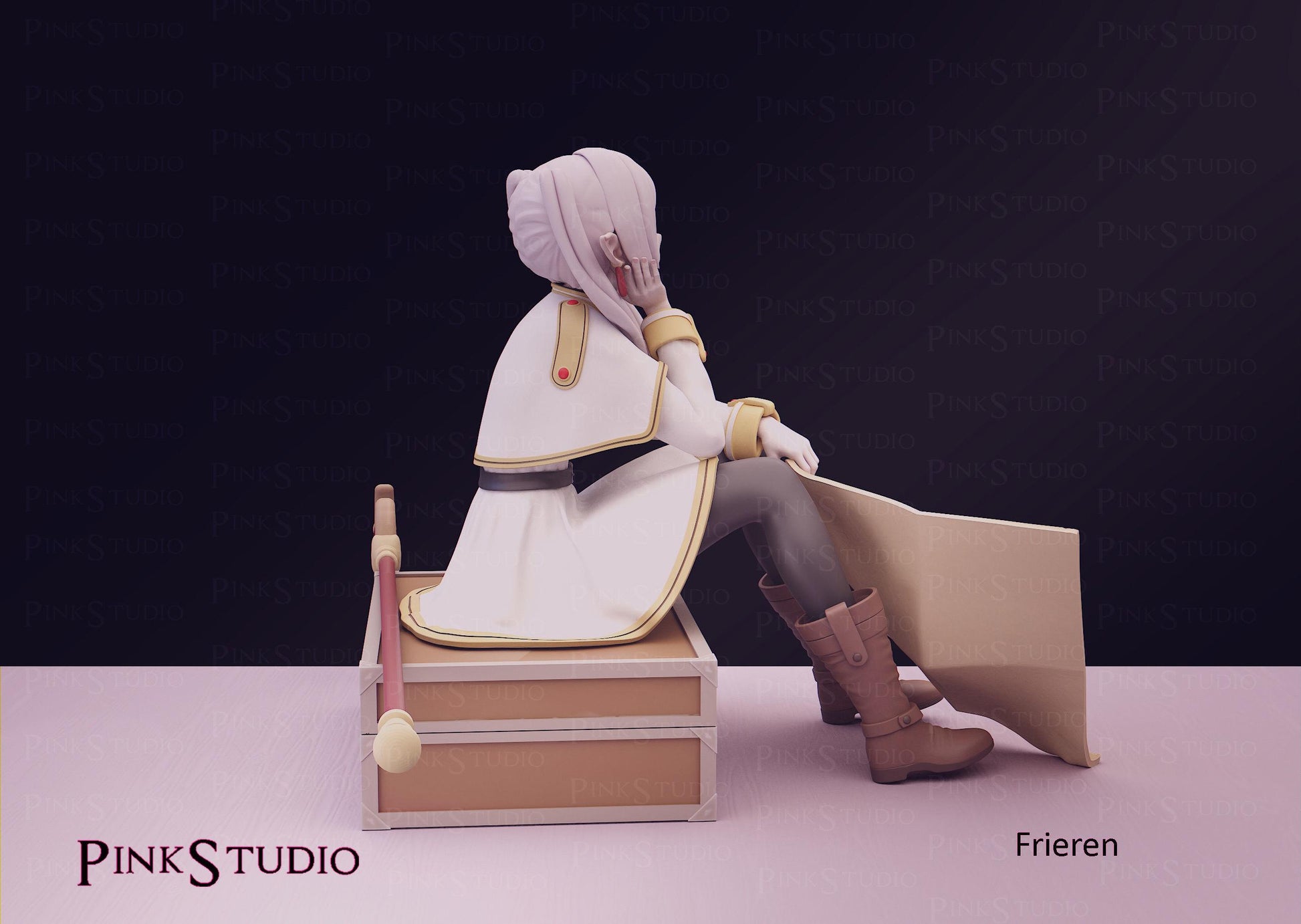 Sousou no Frieren Inspired Fanart Frieren Resin Model Kit 12cm