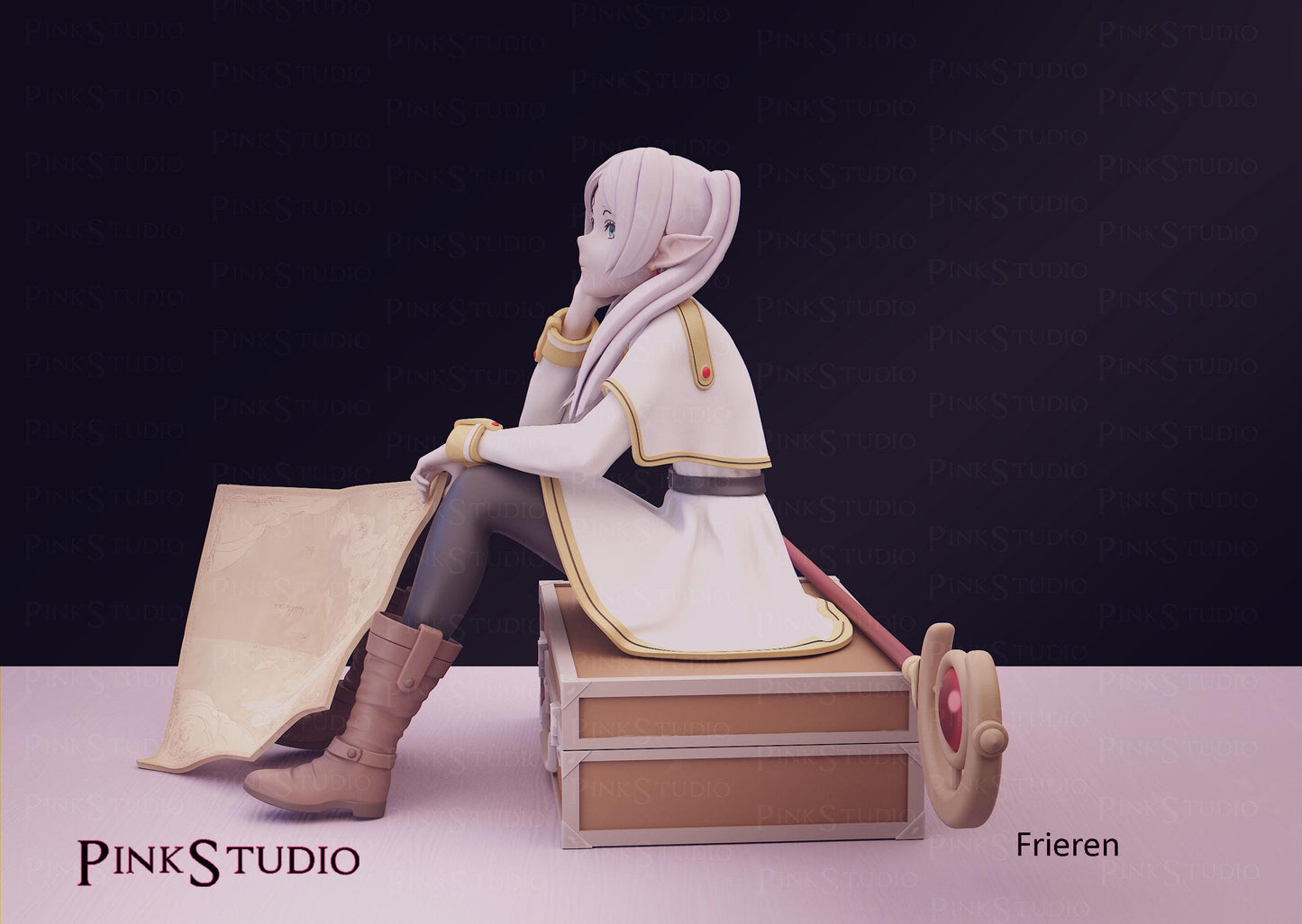 Sousou no Frieren Inspired Fanart Frieren Resin Model Kit 12cm