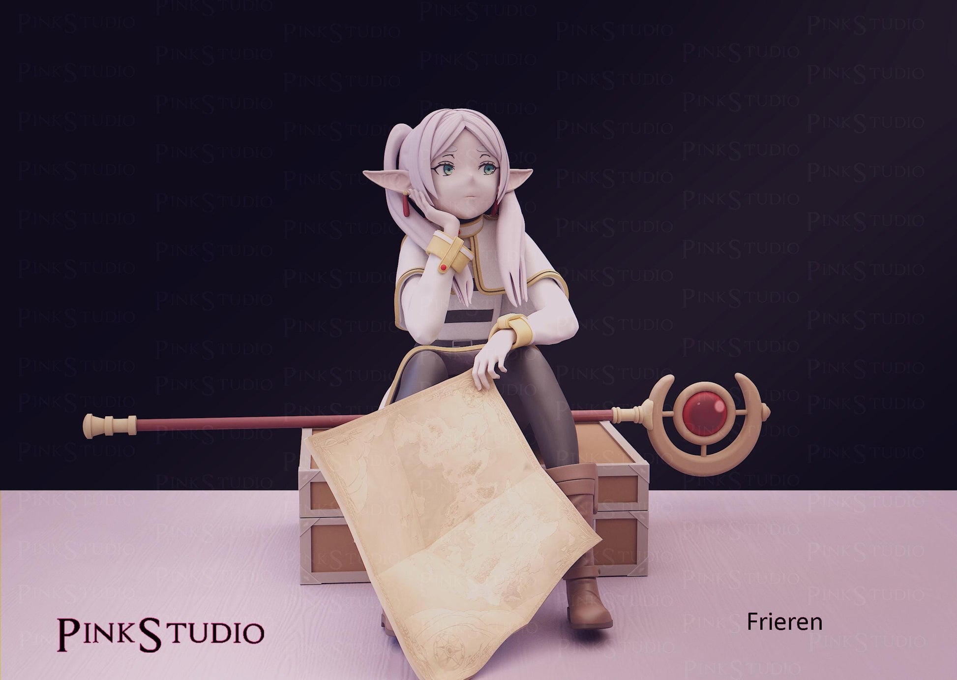 Sousou no Frieren Inspired Fanart Frieren Resin Model Kit 12cm