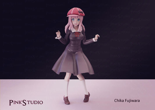KaguyaInspired Fanartsama Love Is War - Chika Fujiwara Resin Model Kit 16cm