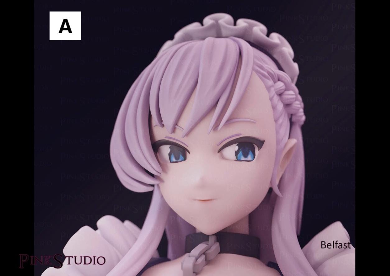 Azur Lane Inspired Fanart Belfast Resin Model Kit