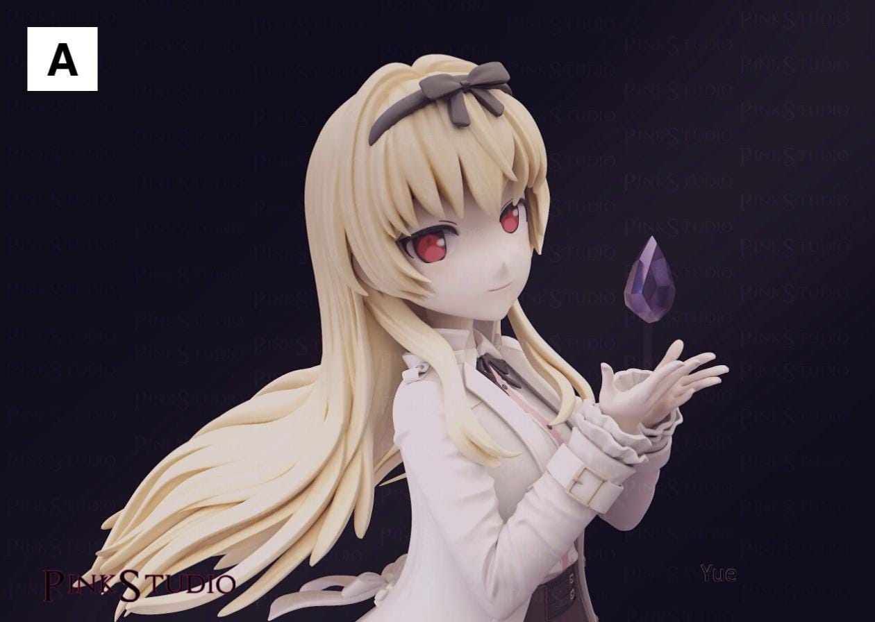 Yue Inspired Fanart Arifureta From Commonplace to World is Strongest Resin Model Kit 17.5cm