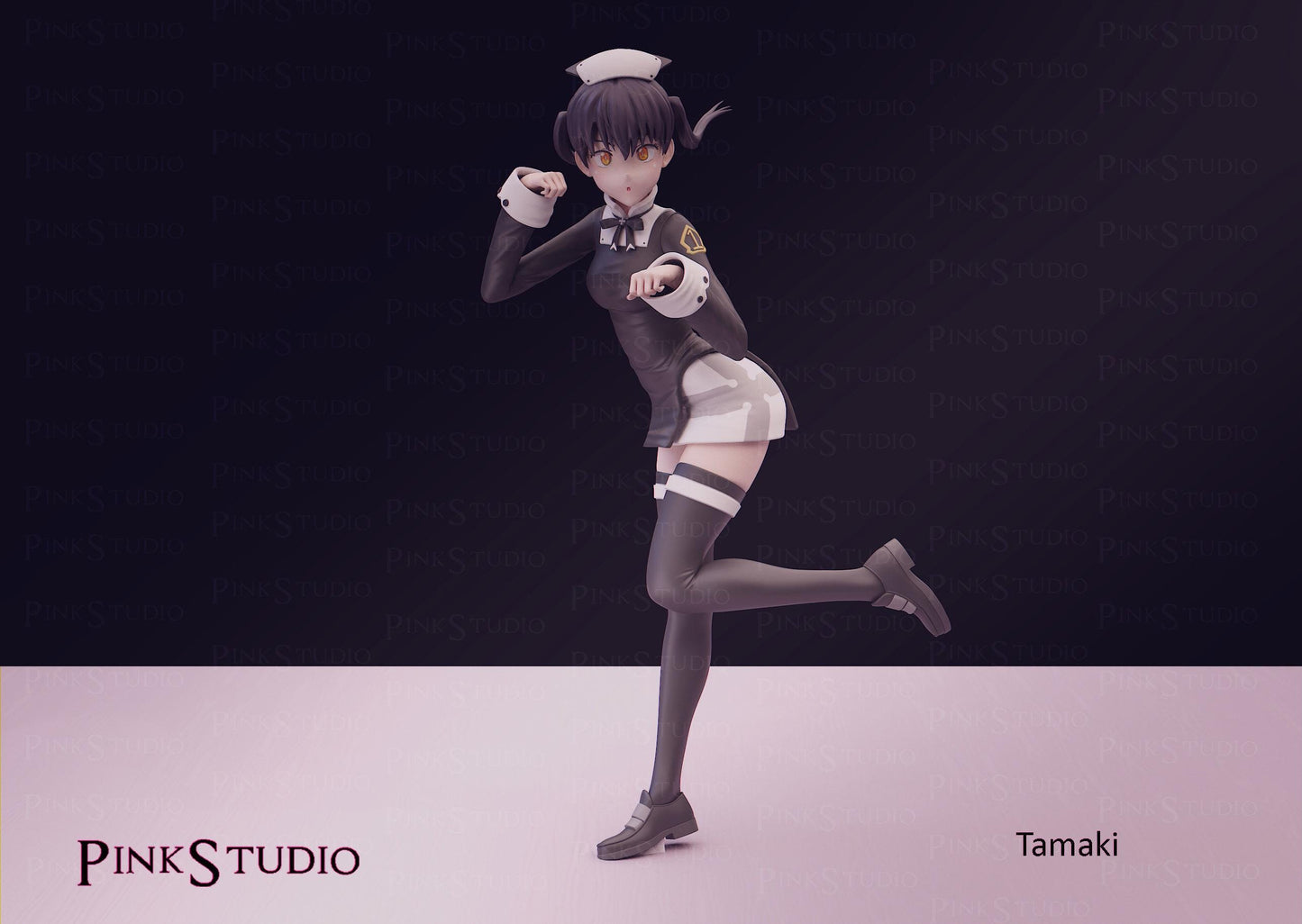 Fire Force Inspired Fanart Tamaki Resin Model Kit 19cm