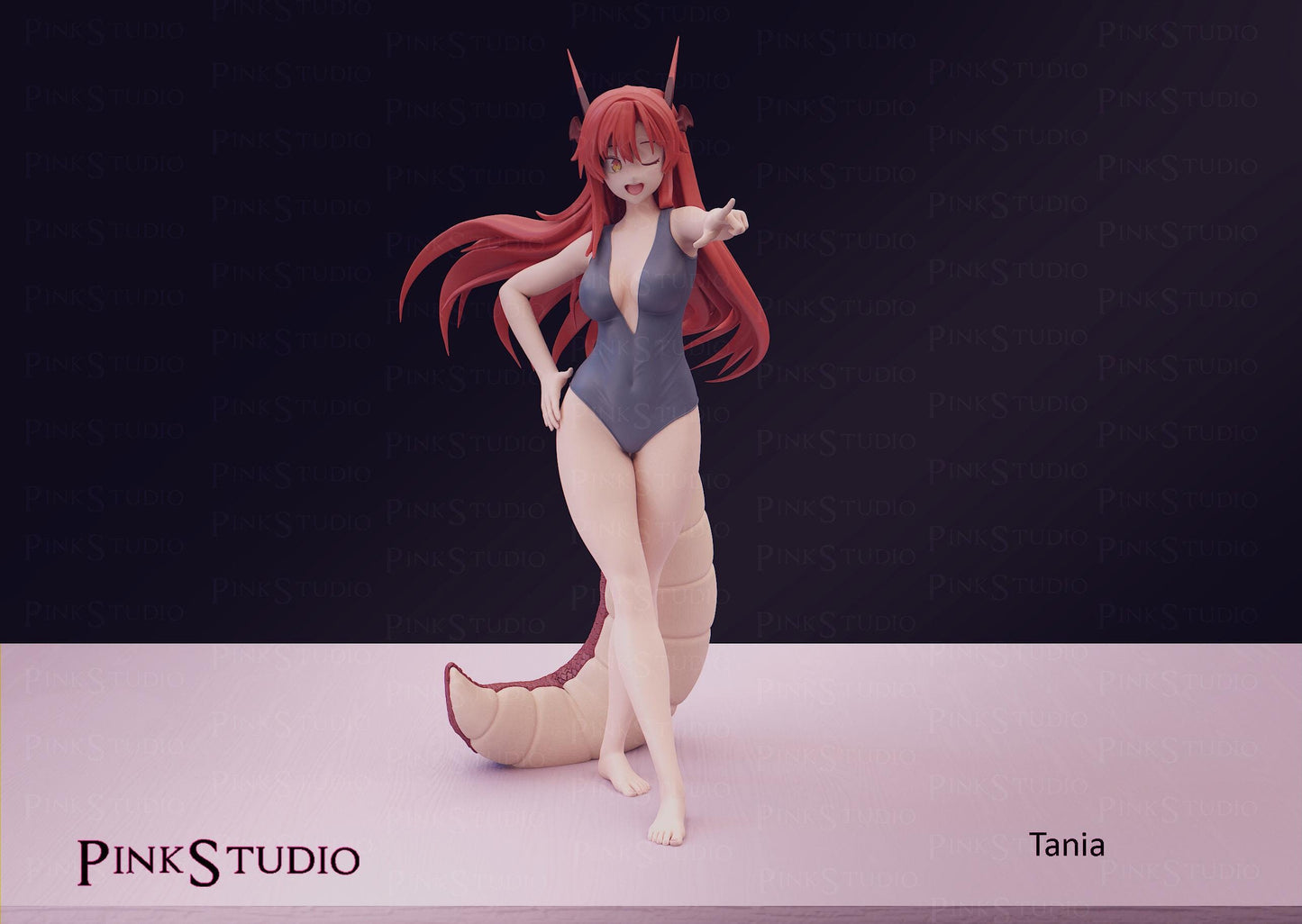 Beast Tamer Inspired Fanart Tania Resin Model Kit 19cm