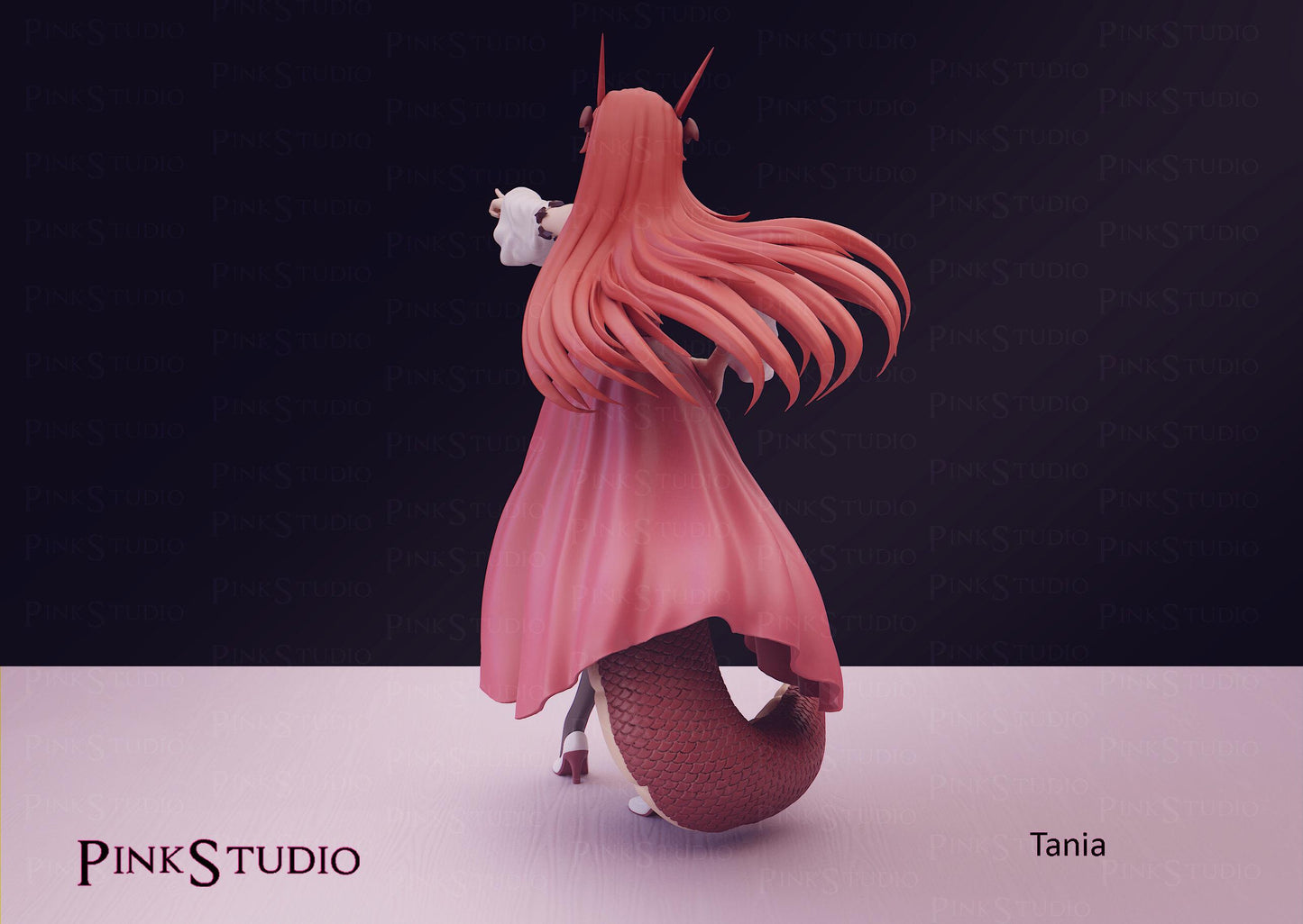 Beast Tamer Inspired Fanart Tania Resin Model Kit 19cm