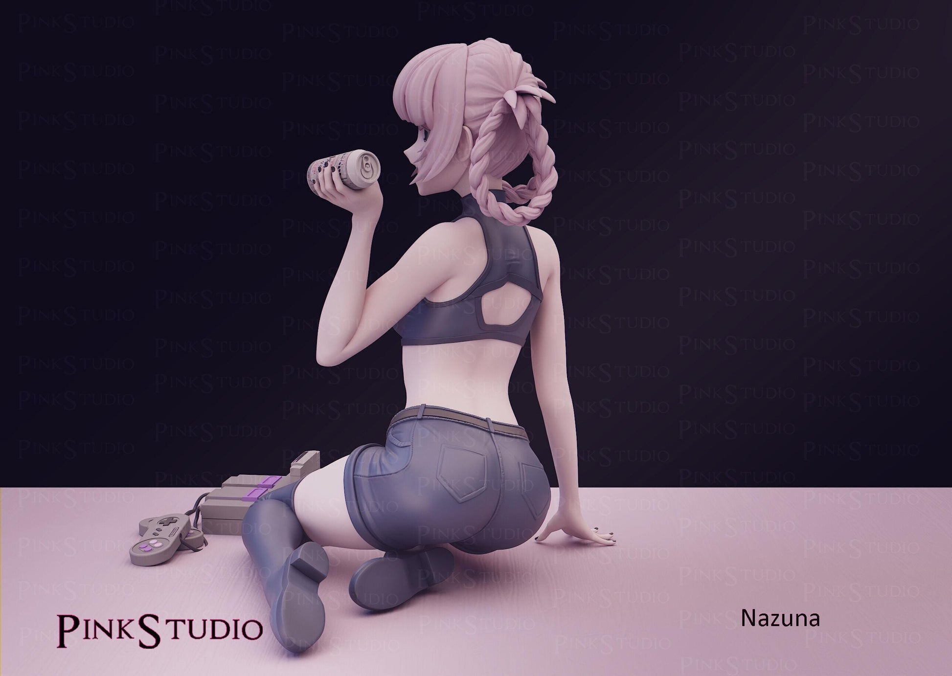 Nanakusa Nazuna Inspired Fanart Call of the Night Resin Model Kit 11.7cm