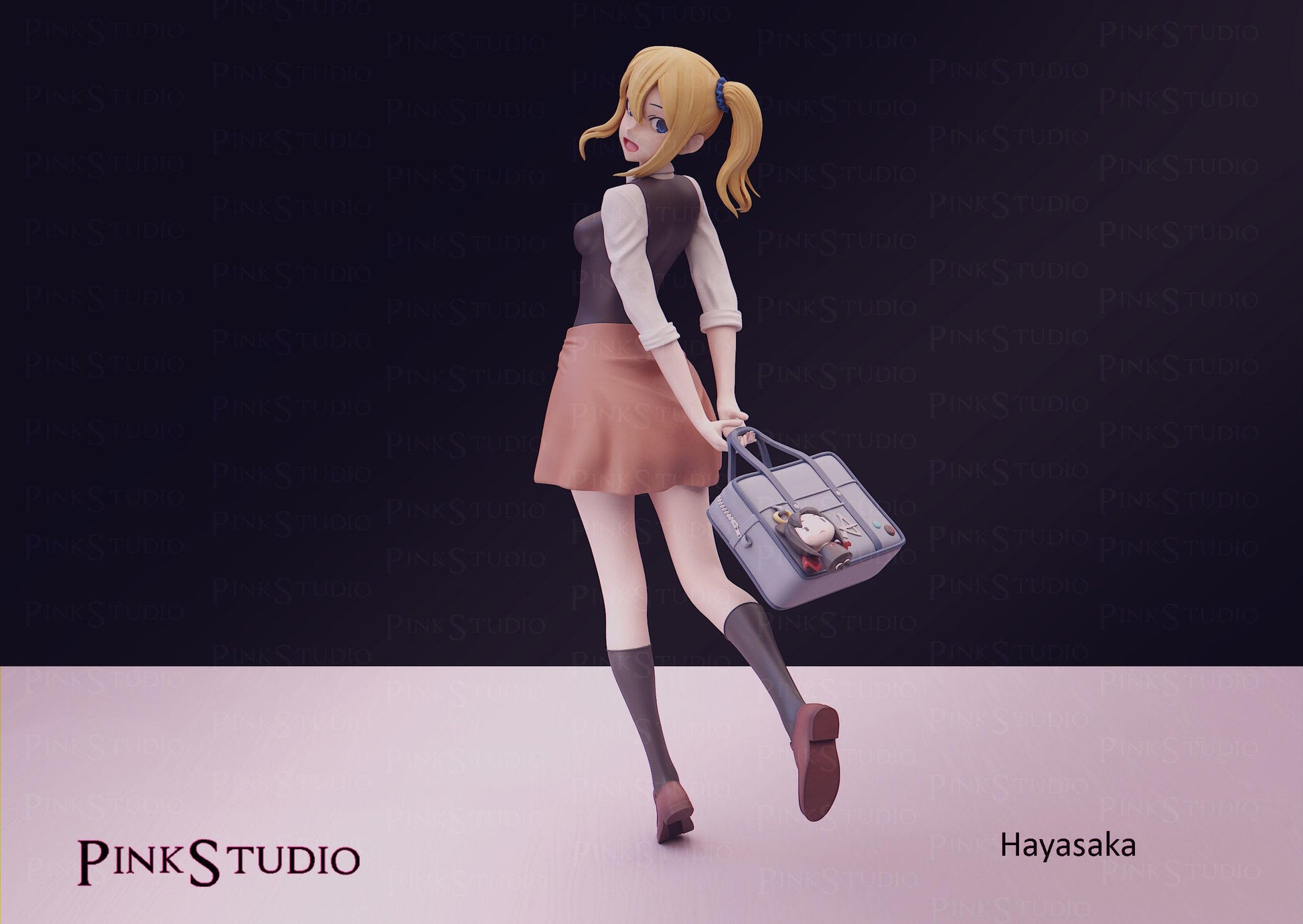 Love is War Inspired Fanart Hayasaka Resin Model Kit 19cm