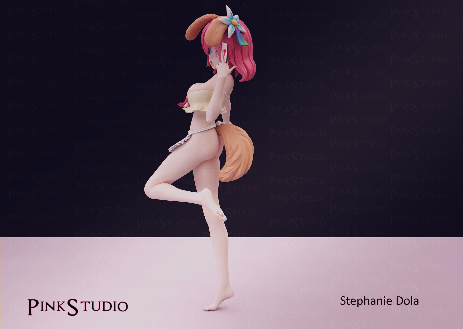 No Game No Life Inspired Fanart Stephanie Dola Resin Model Kit 18cm