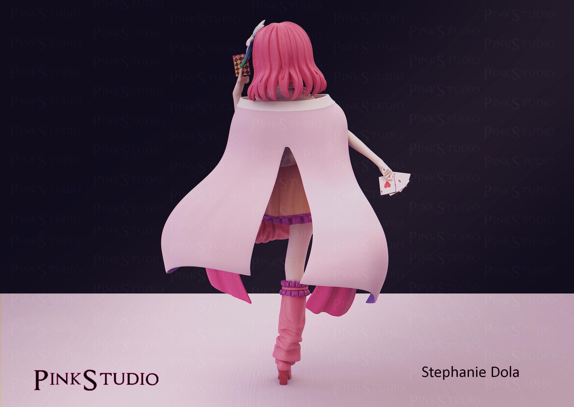 No Game No Life Inspired Fanart Stephanie Dola Resin Model Kit 18cm