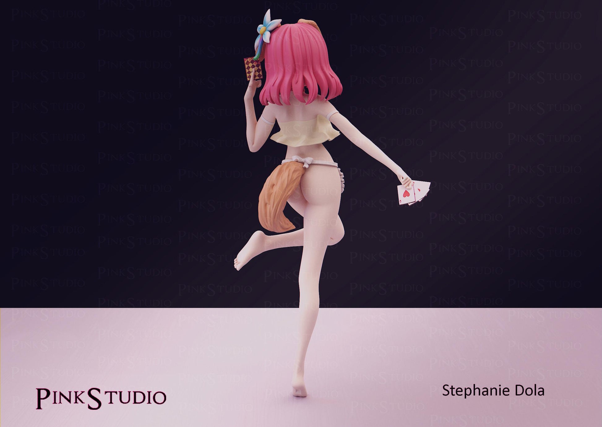 No Game No Life Inspired Fanart Stephanie Dola Resin Model Kit 18cm