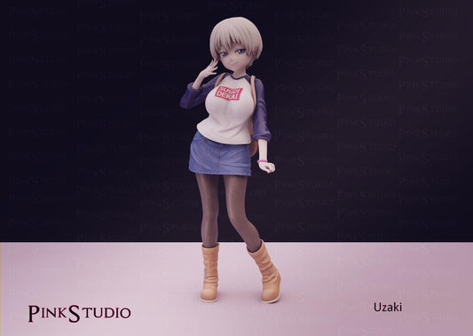 Uzaki-chan Wants to Hang Out Inspired Fanart - Hana Uzaki Resin Model Kit 18cm