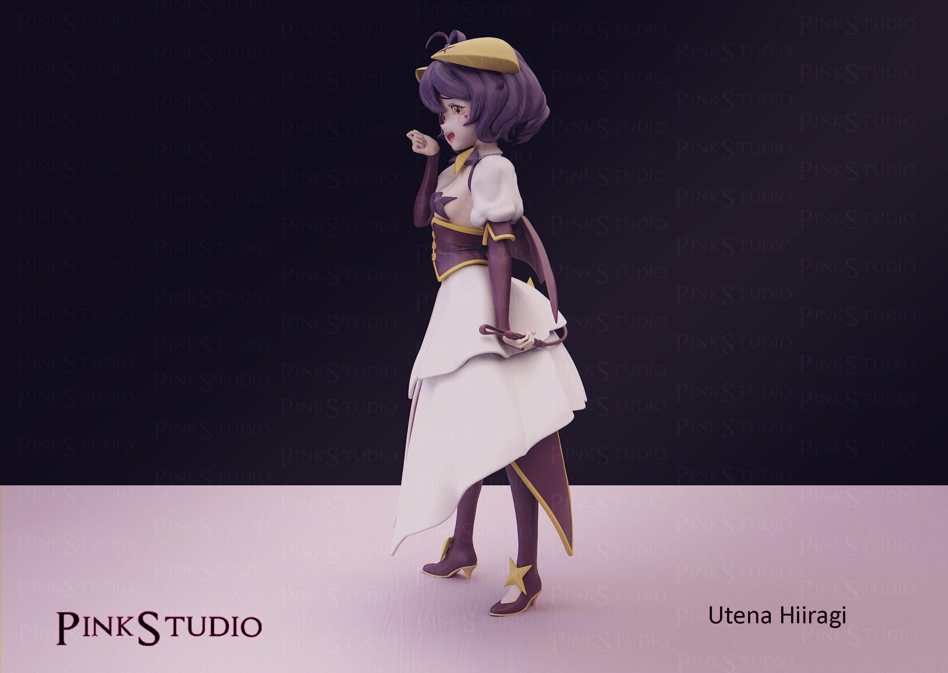 Gushing over Magical Girls Inspired Fanart Utena Hiiragi Resin Model Kit 18cm
