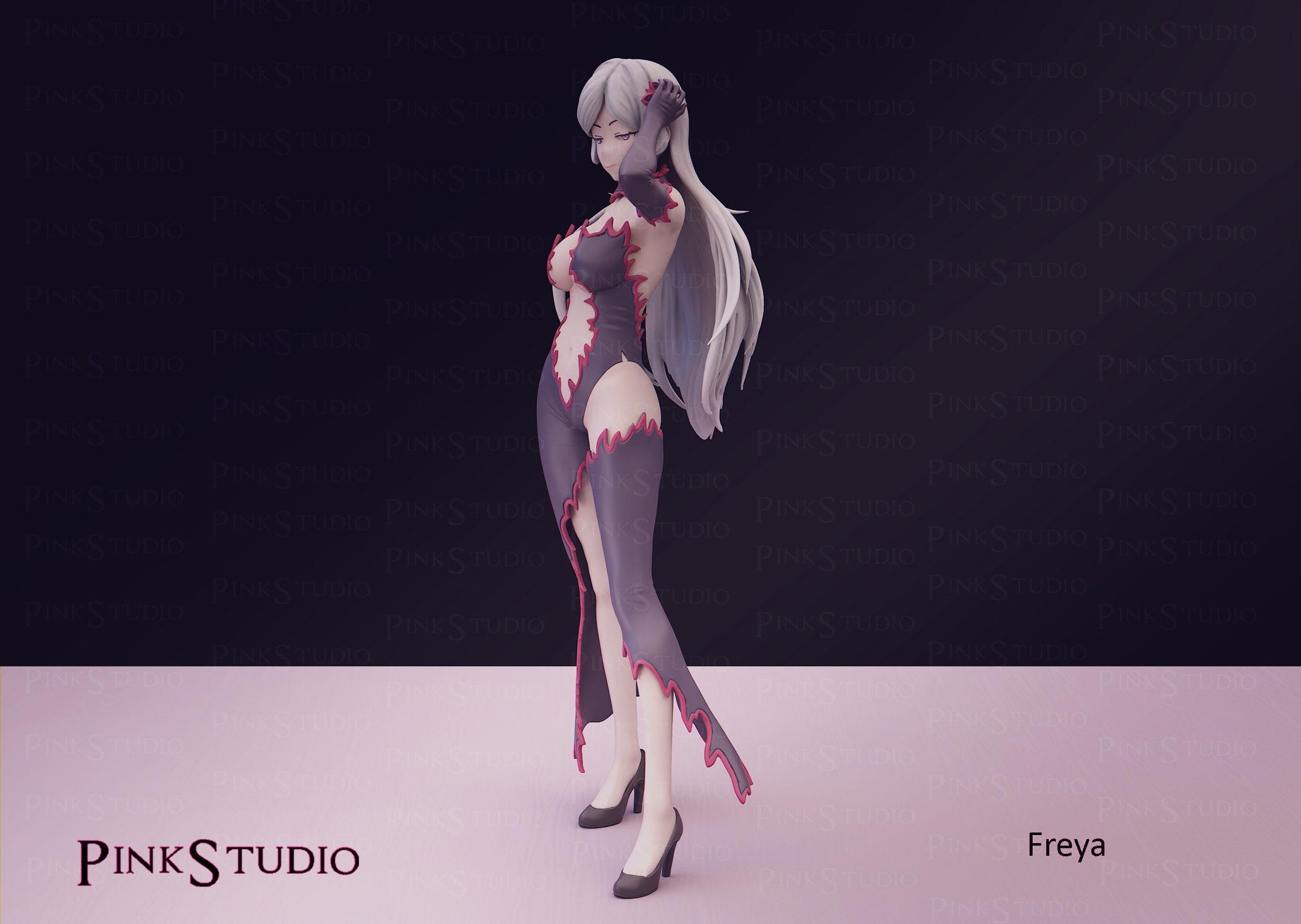 Danmachi Inspired Fanart Freya Resin Model Kit 19cm