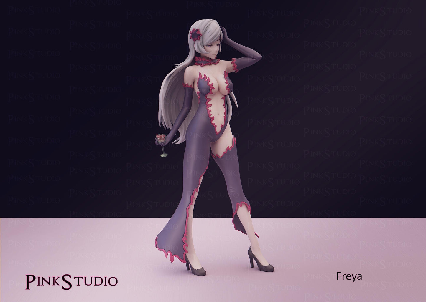 Danmachi Inspired Fanart Freya Resin Model Kit 19cm