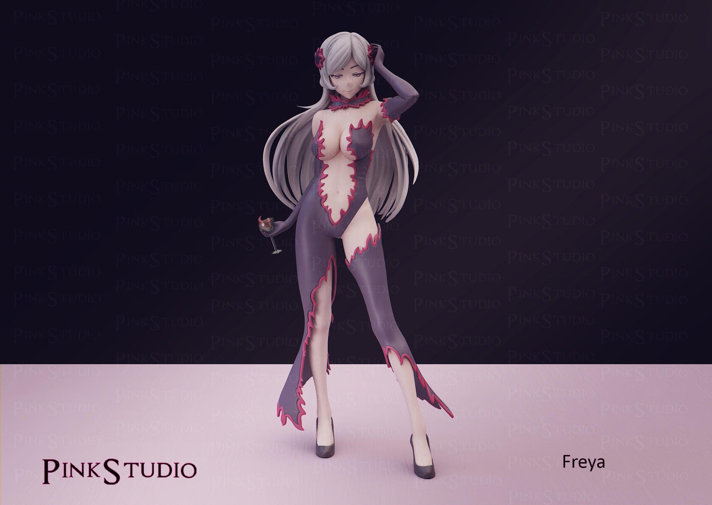 Danmachi Inspired Fanart Freya Resin Model Kit 19cm