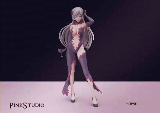 Danmachi Inspired Fanart Freya Resin Model Kit 19cm