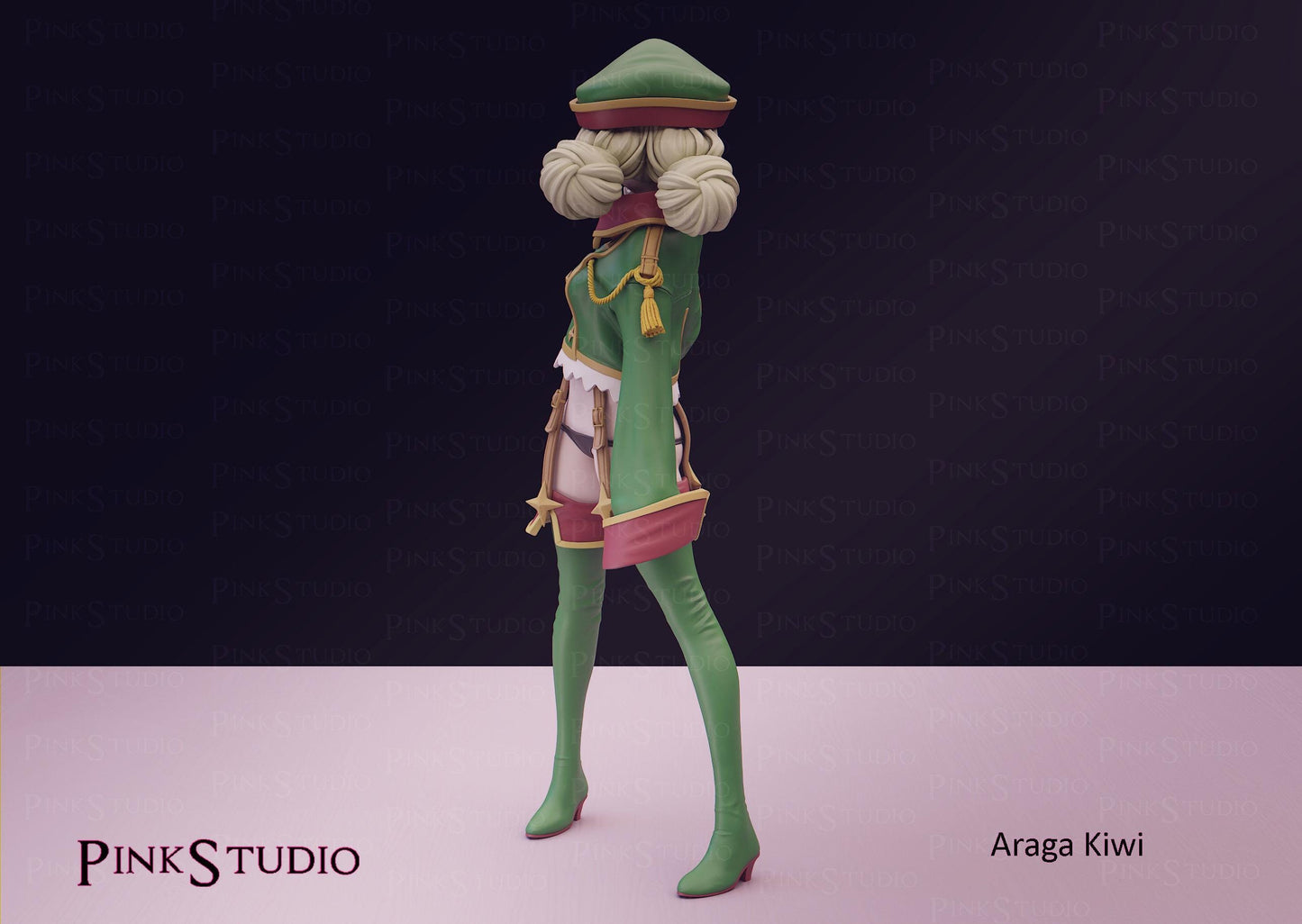 Gushing over Magical Girls Inspired Fanart Araga Kiwi Resin Model Kit 18cm