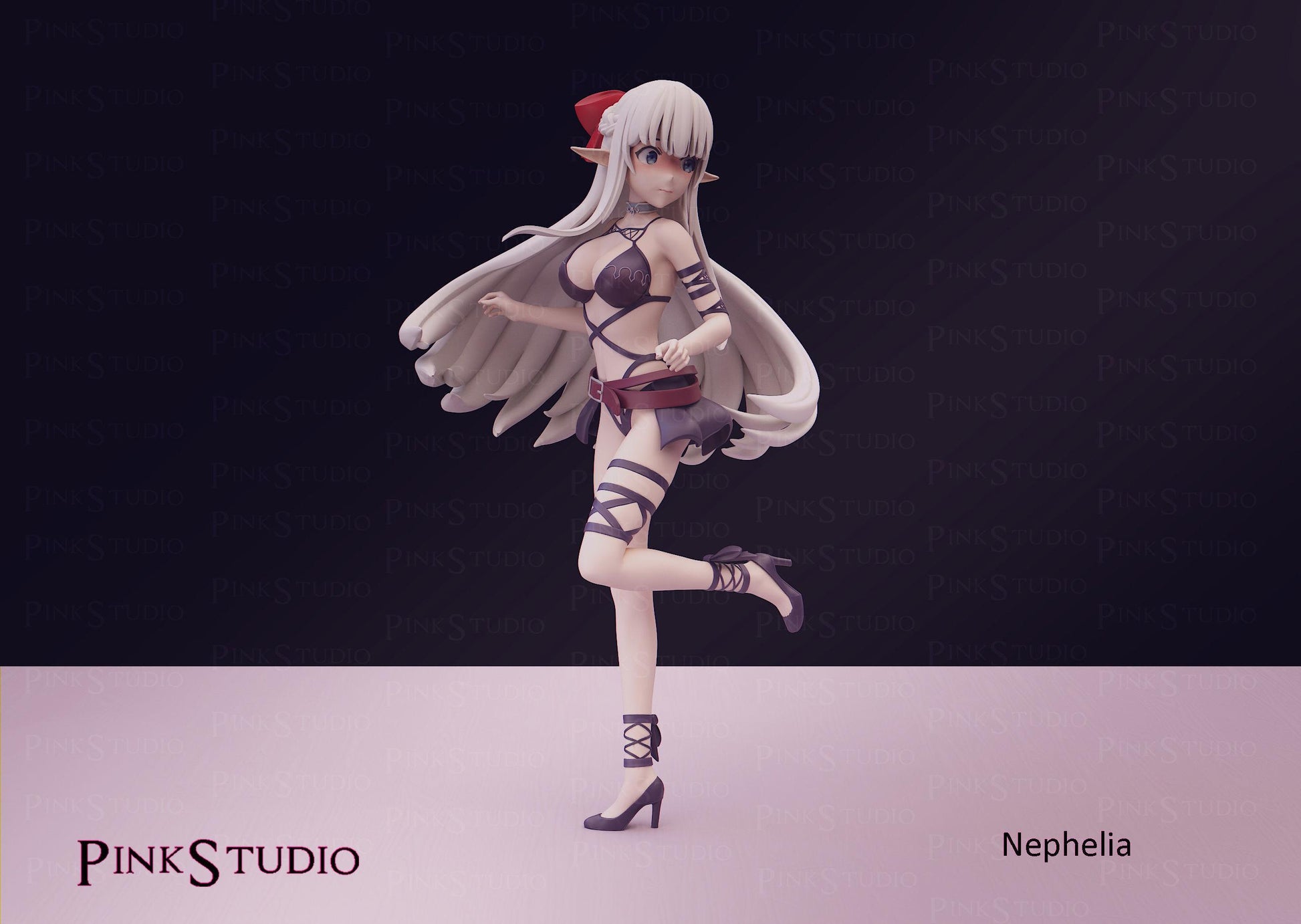Nephelia Inspired Fanart An Archdemons Dilemma How to Love your Elf Bride Resin Model Kit 17.8cm
