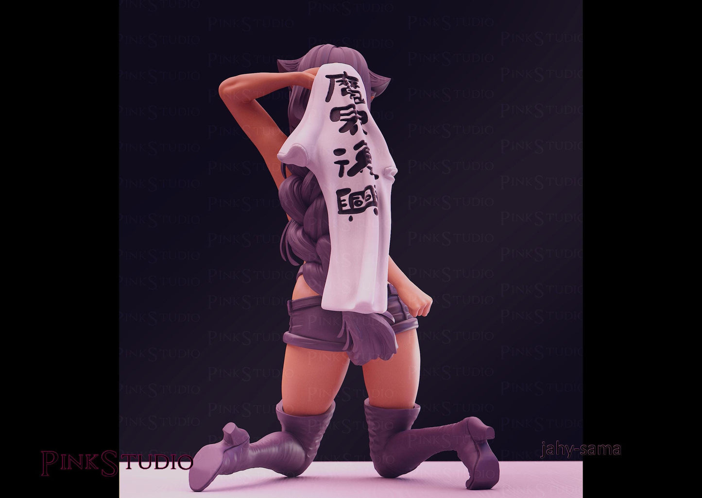 The Great Jahy Will Not Be Defeated Inspired Fanart Jahy-Sama Resin Model Kit 13cm