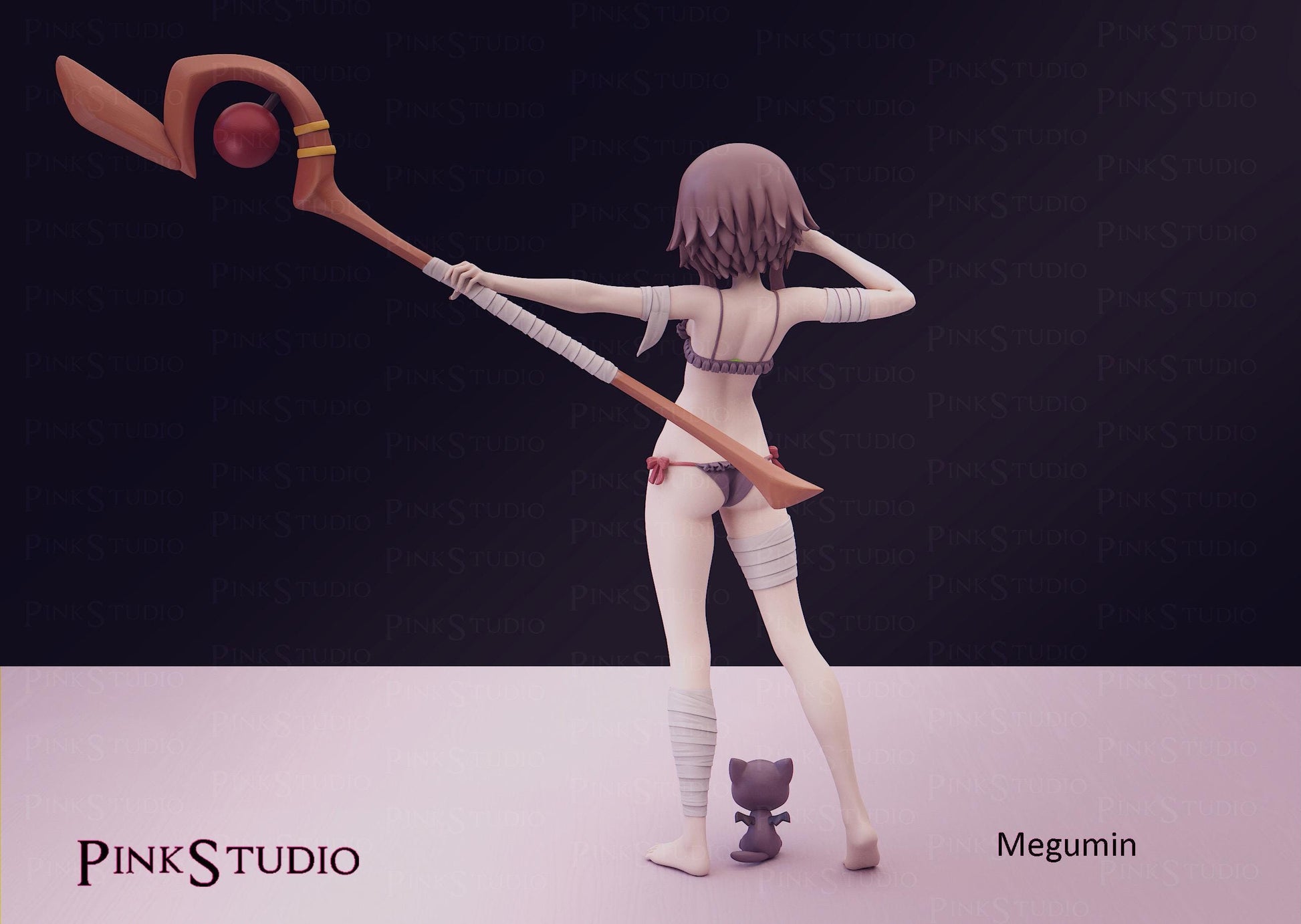 Konosuba Inspired Fanart Megumin Model Resin Kit 17cm