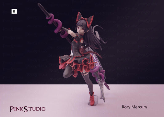 Gate Inspired Fanart Rory Mercury Resin Kit Model 18cm