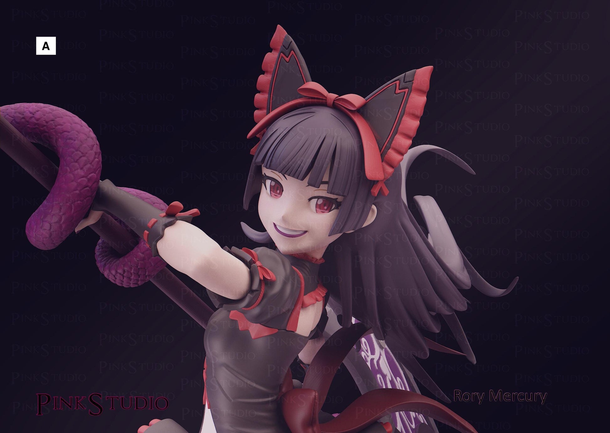 Gate Inspired Fanart Rory Mercury Resin Kit Model 18cm