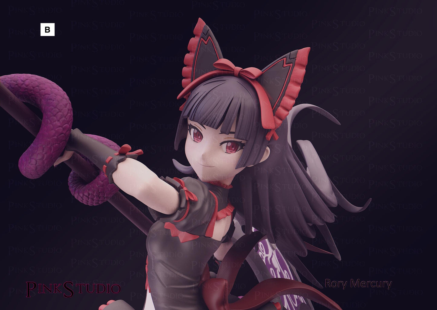Gate Inspired Fanart Rory Mercury Resin Kit Model 18cm