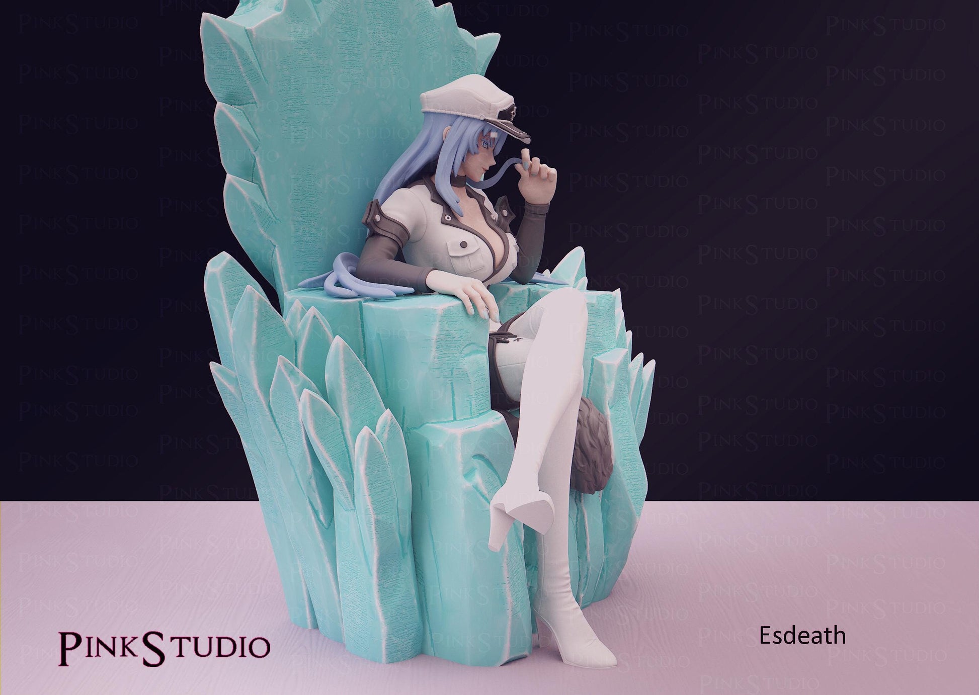 Esdeath Inspired Fanart Akame Ga Kill Resin Model Kit