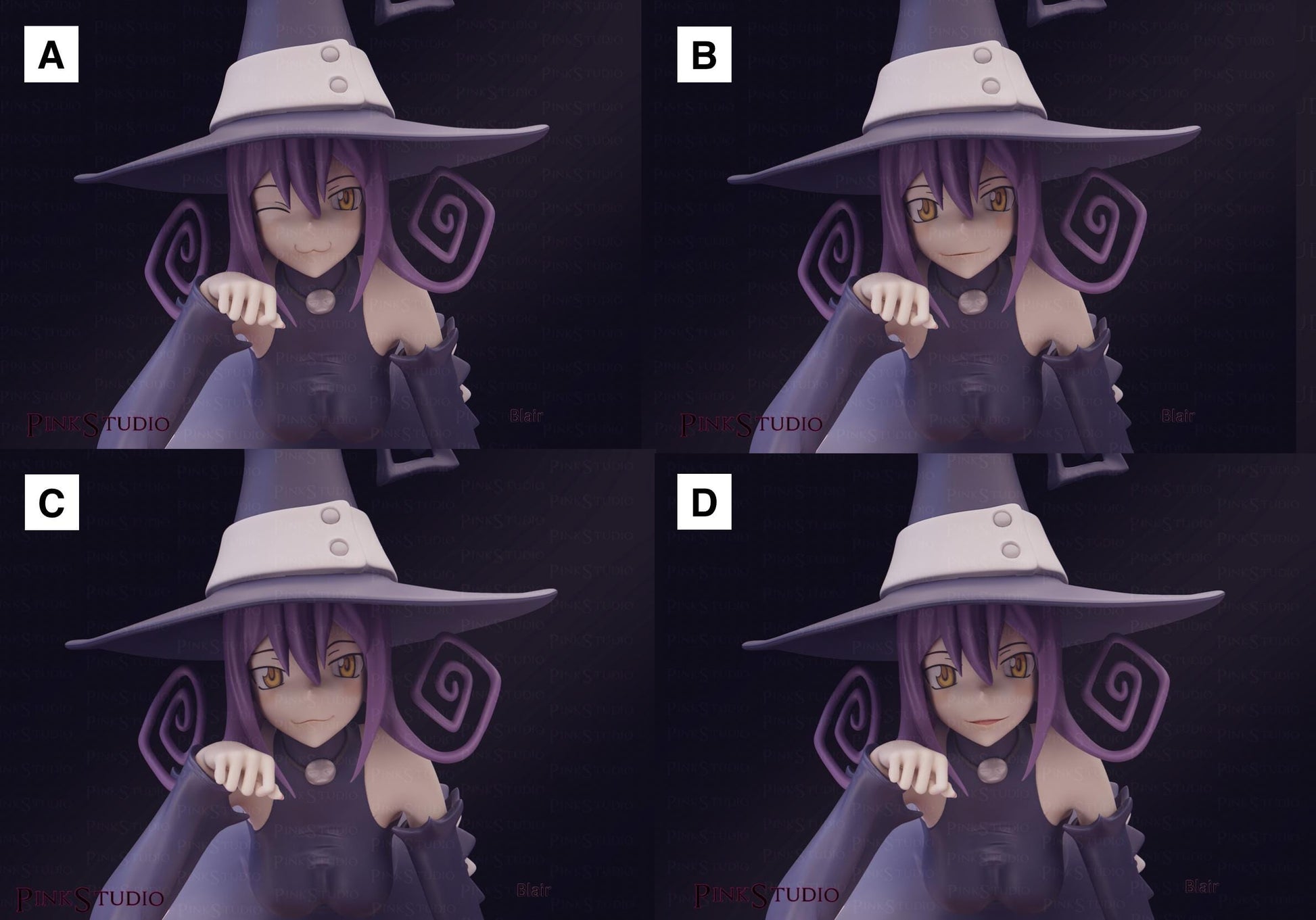 Soul Eater Inspired Fanart Blair Witch Resin Model Kit 14cm