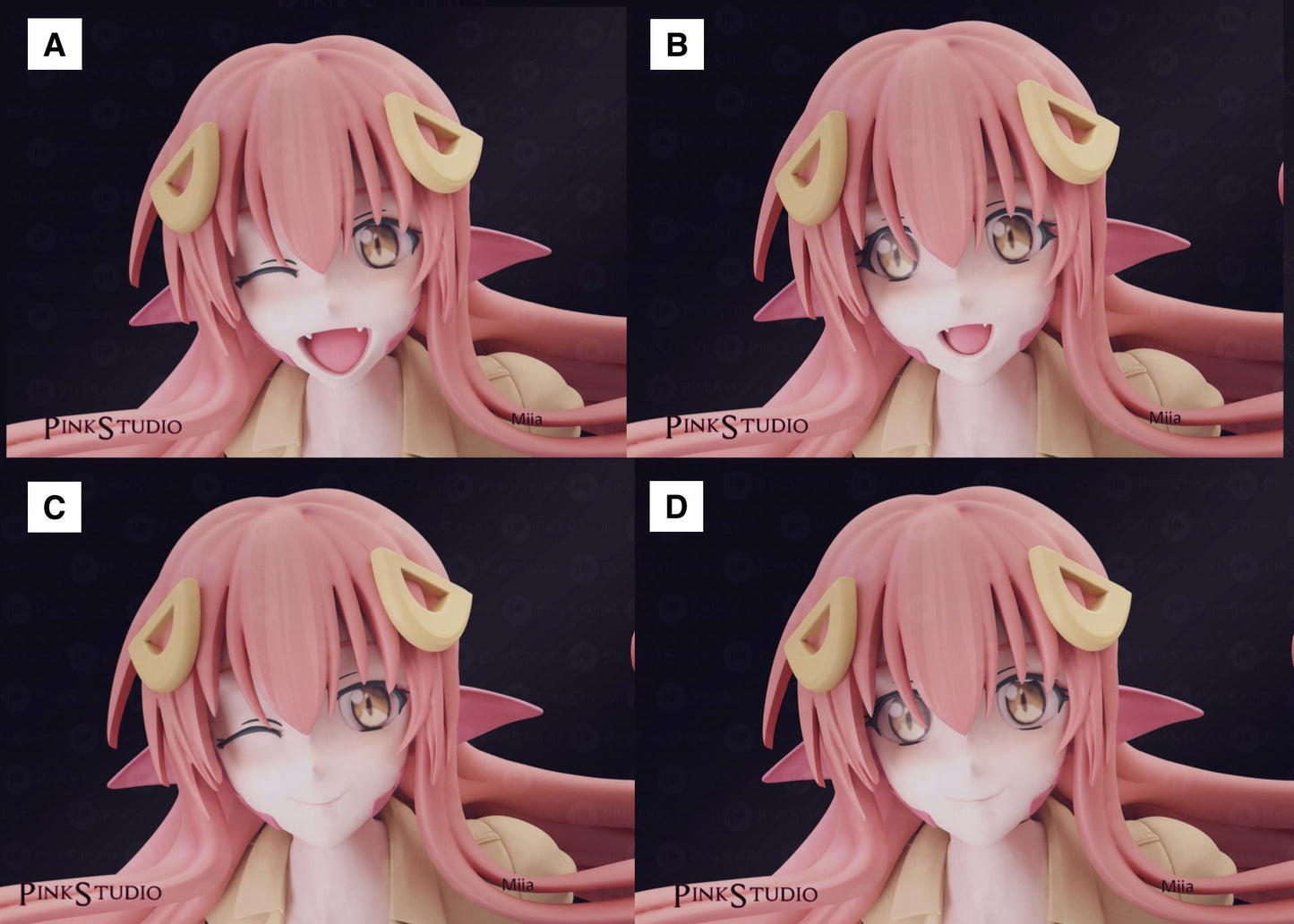 Monster Musume Inspired Fanart Miia Resin Model Kit 18cm