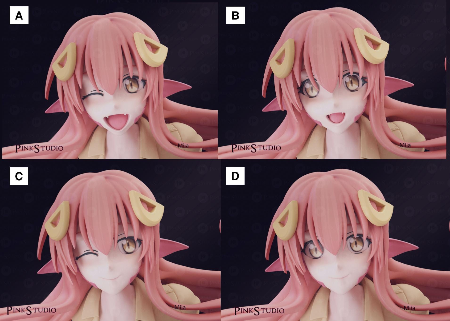 Monster Musume Inspired Fanart Miia Resin Model Kit 18cm