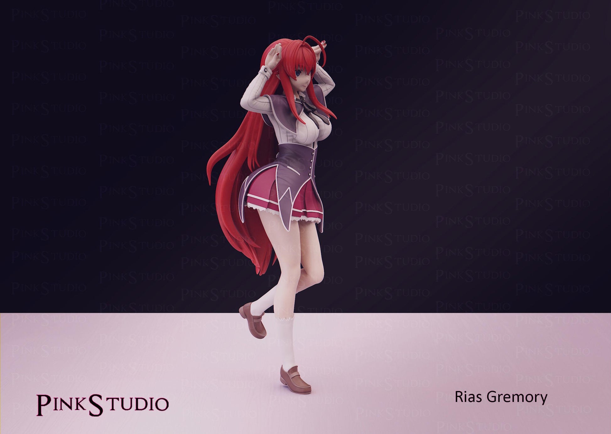 Rias Gremory Inspired Fanart High School DxD Resin Model Kit