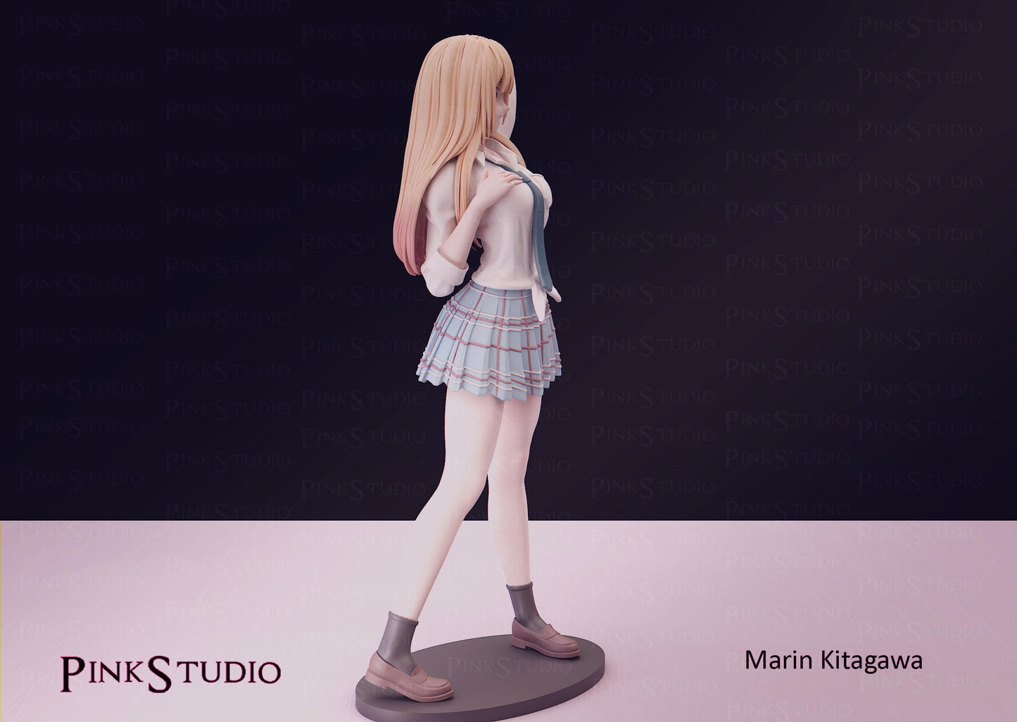 My Dress Up Darling Inspired Fanart - Marin Kitagawa Resin Model Kit 17cm