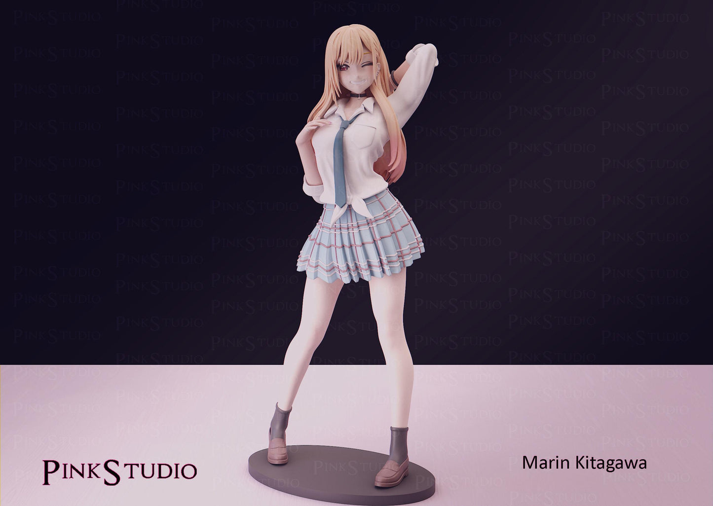 My Dress Up Darling Inspired Fanart - Marin Kitagawa Resin Model Kit 17cm