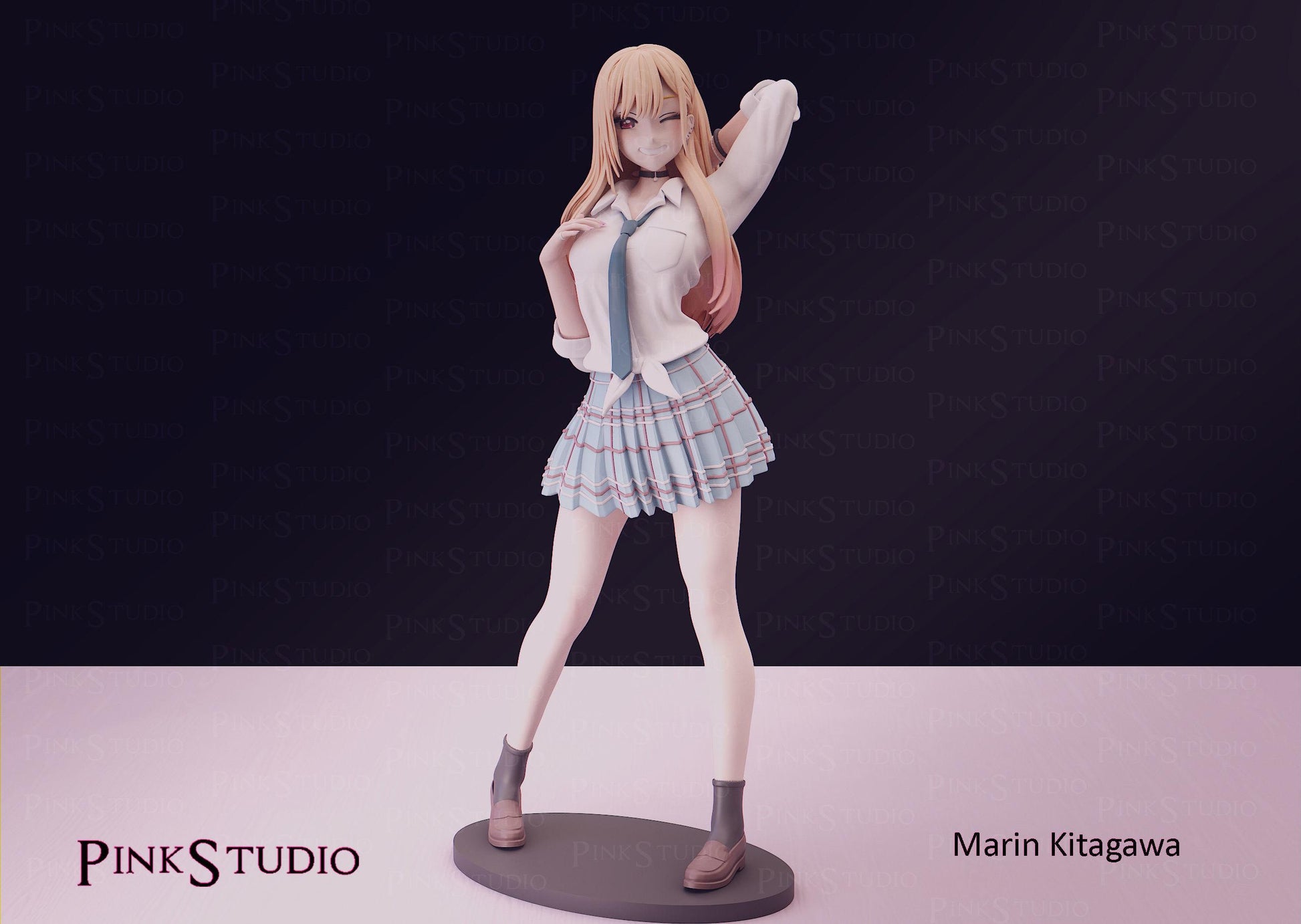My Dress Up Darling Inspired Fanart - Marin Kitagawa Resin Model Kit 17cm