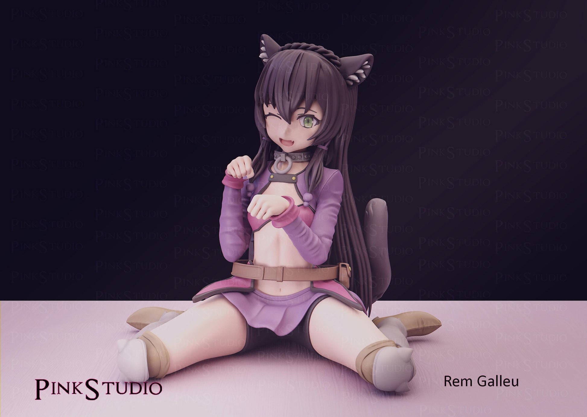 How Not to Summon a Demon Lord Inspired Fanart Rem Galleu Resin Kit Model
