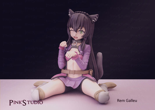 How Not to Summon a Demon Lord Inspired Fanart Rem Galleu Resin Kit Model