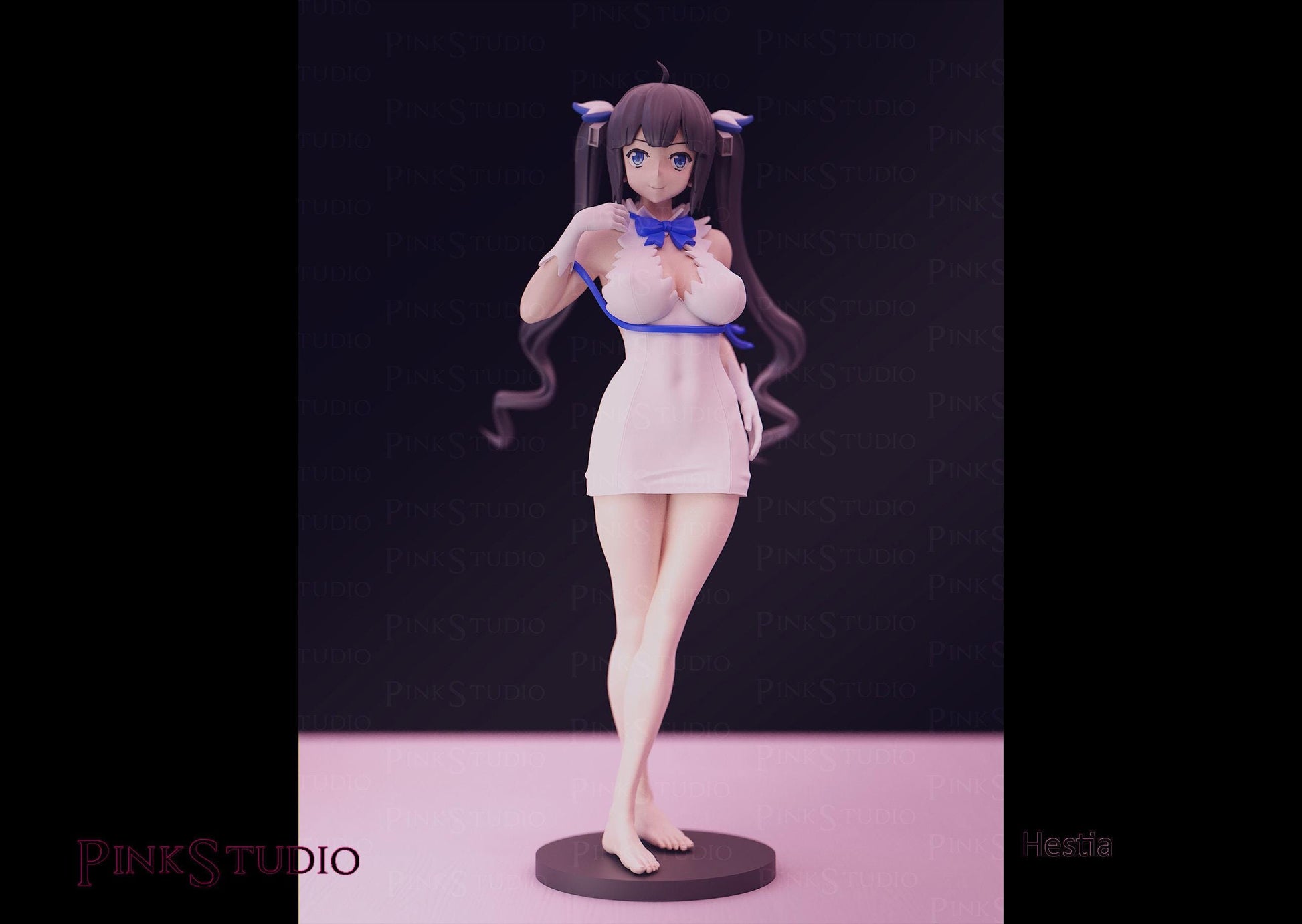 Danmachi Inspired Fanart Hestia Resin Model Kit 18cm