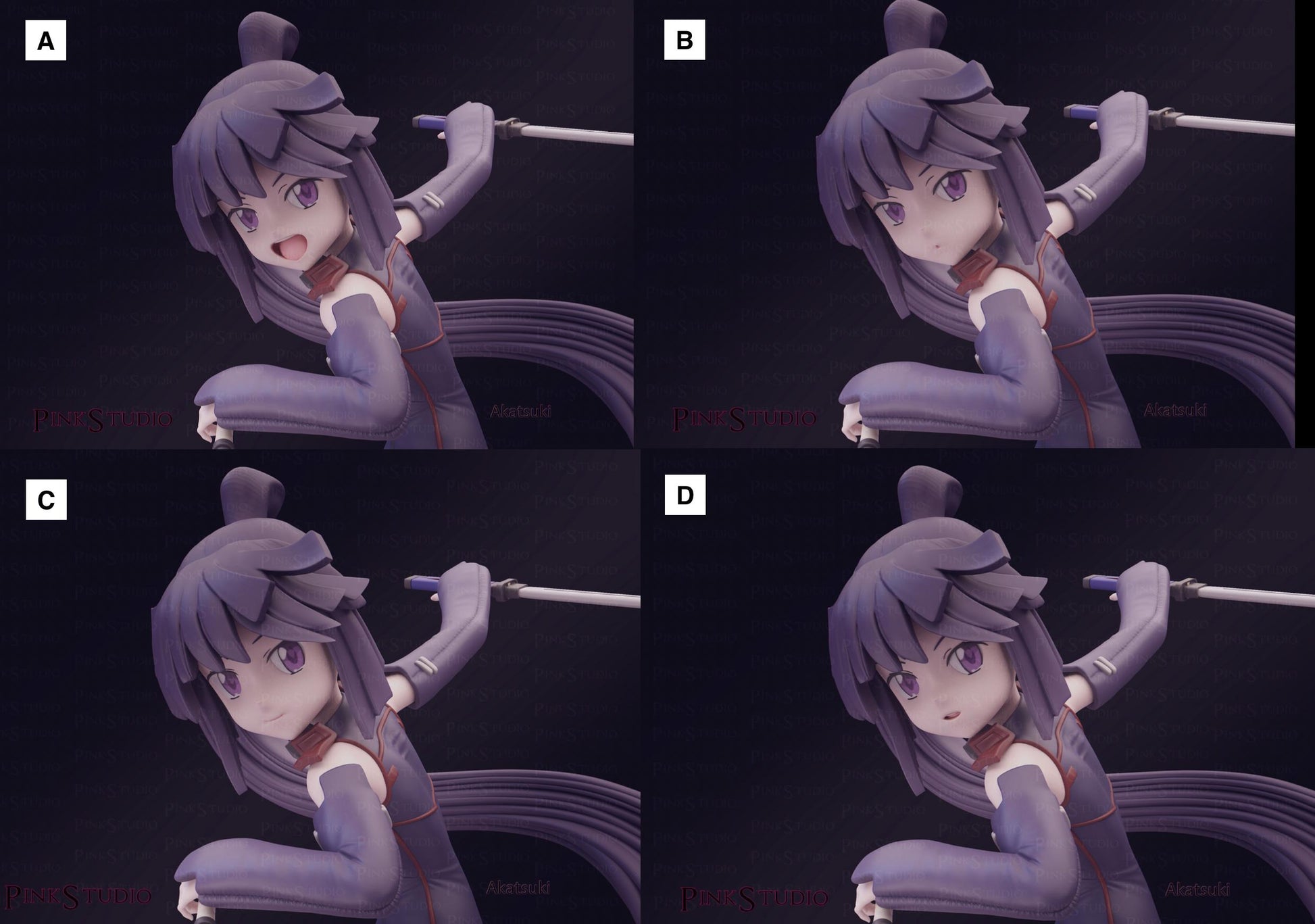Log Horizon Inspired Fanart Akatsuki Resin Model Kit 14cm