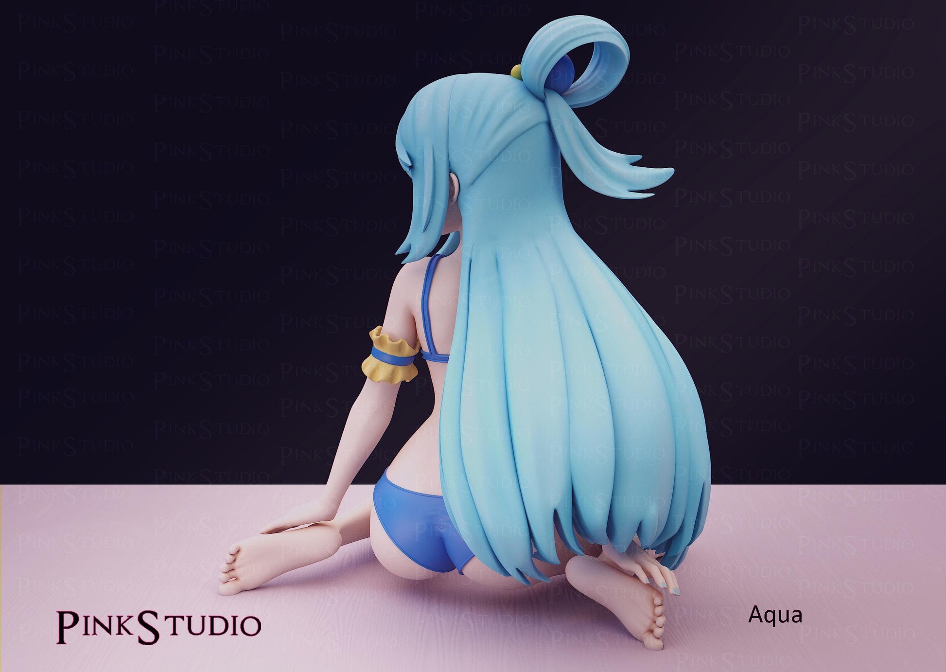 Konosuba Inspired Fanart Aqua Resin Model Kit