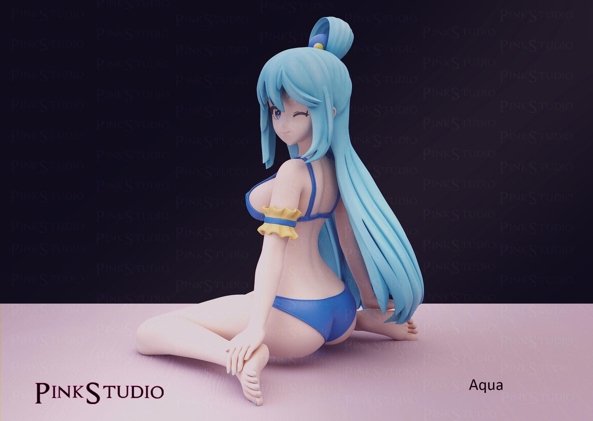 Konosuba Inspired Fanart Aqua Resin Model Kit