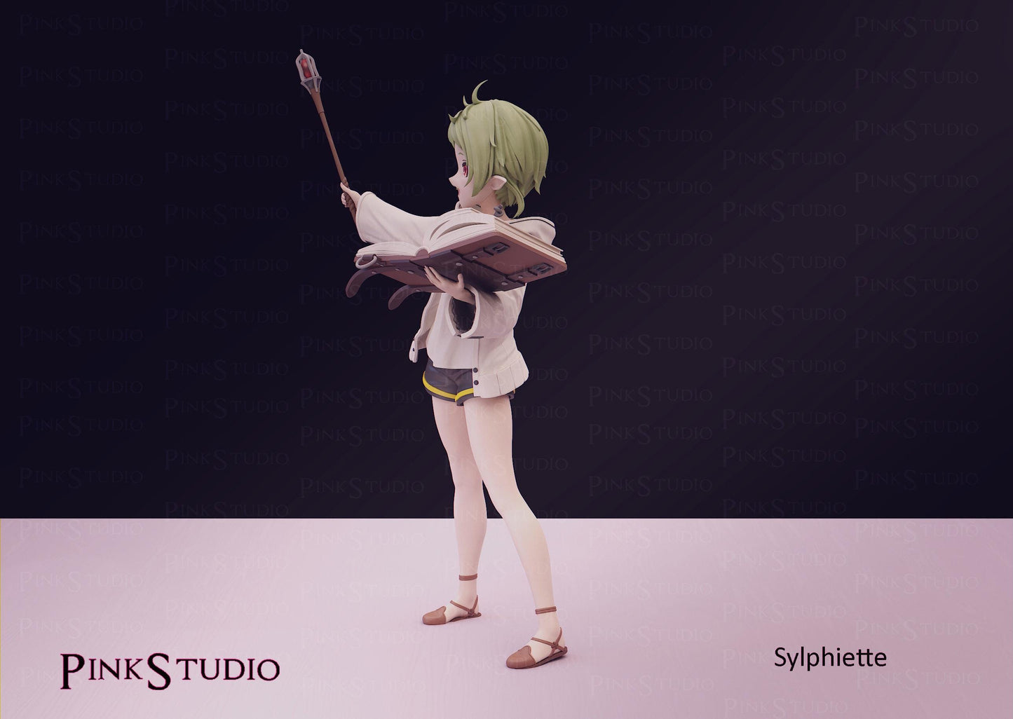 Mushoku Tensei Inspired Fanart Sylphiette Resin Model Kit