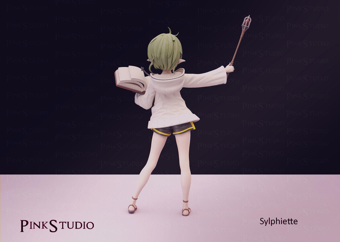Mushoku Tensei Inspired Fanart Sylphiette Resin Model Kit