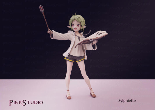 Mushoku Tensei Inspired Fanart Sylphiette Resin Model Kit