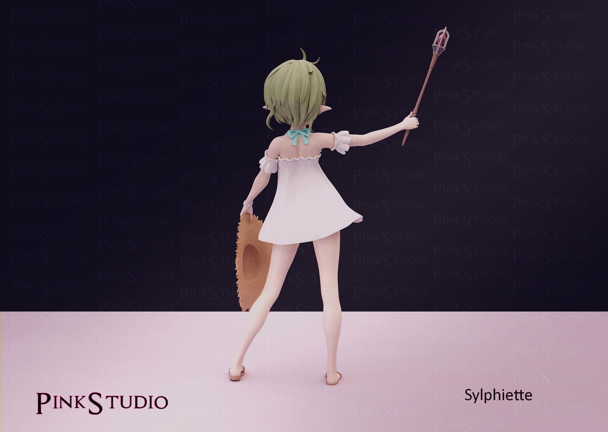 Mushoku Tensei Inspired Fanart Sylphiette Resin Model Kit