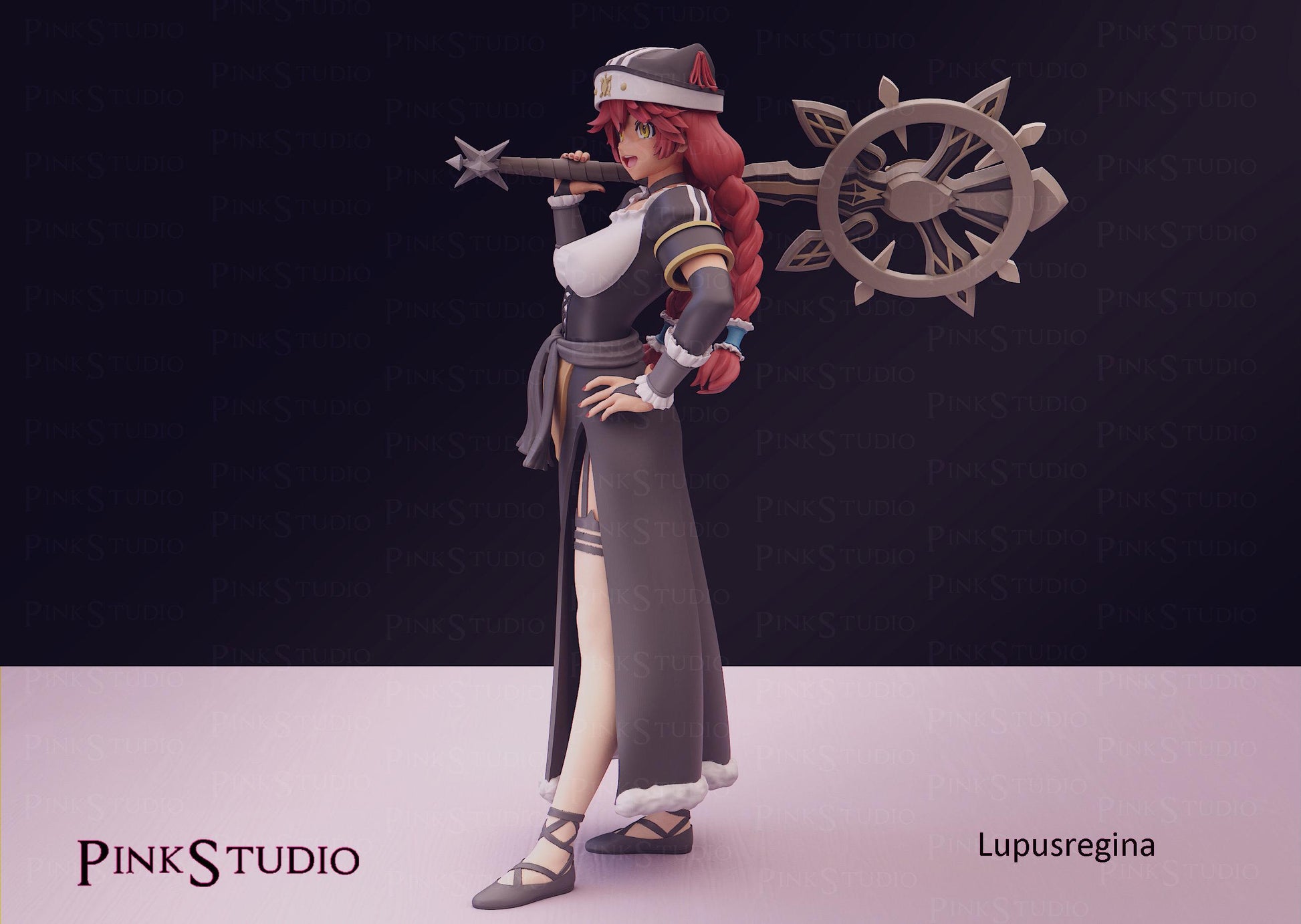 Overlord Inspired Fanart Lupusregina Beta Resin Model Kit 19cm